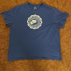 Nike Navy Tee with Circular Logo